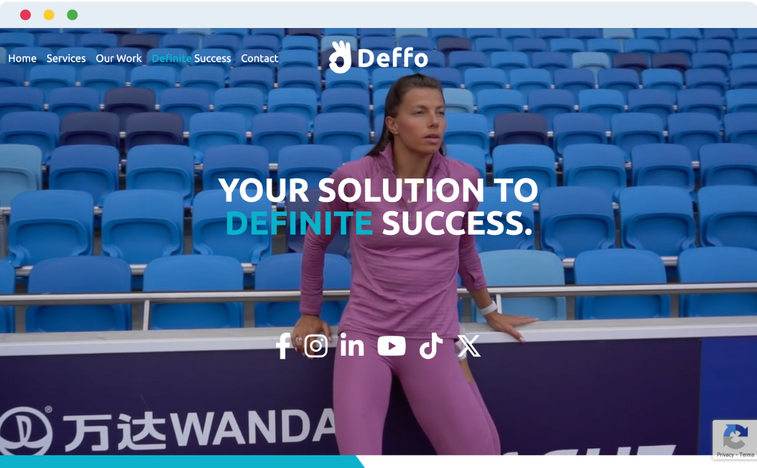 Deffo media website design and development